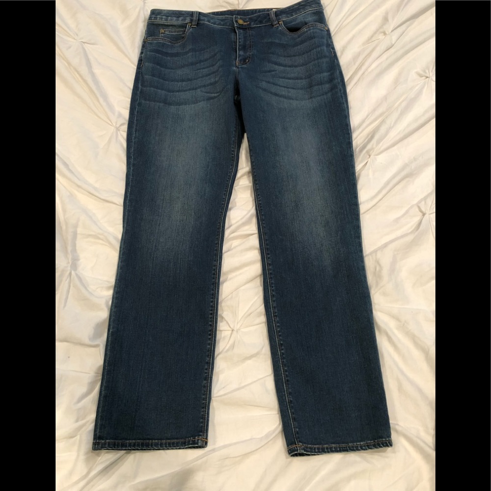 Straight loose fits denim jeans